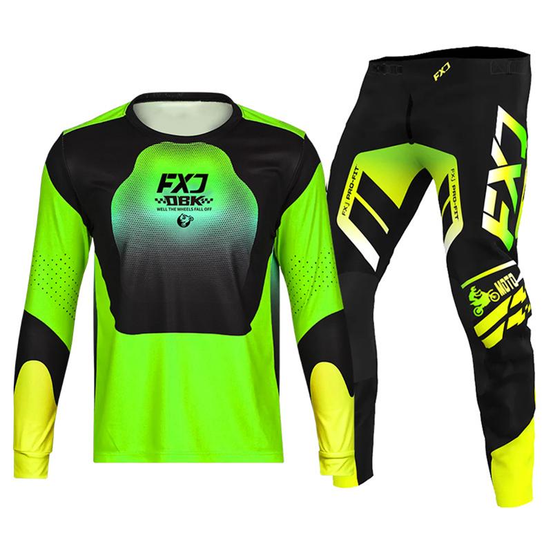 Motokrosová sada pro děti 4 5 6 7 8 9 10 11 12 13 let Mladé dítě Motocykl chlapec dívka Dres Sady kalhot závodní kombinéza Off-road Enduro MX MTB