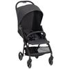 Faltbarer Kinderwagen, Verstellbare Rückenlehne, Fußstütze, Verdeck, Einkaufskorb, Gurtsystem, 15 kg, Dunkelgrau