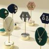 With Combination Jewelry Rack, Metal Microfiber Suede Jewelry Rack, Ring Necklace, Bracelet, Pendant, Jewelry Props.