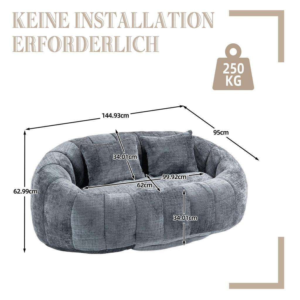Coussin Canapé Canapé Relax Chaise Longue Confortable Durable Pour Adultes Et Enfants Pour Intérieur Et Extérieur