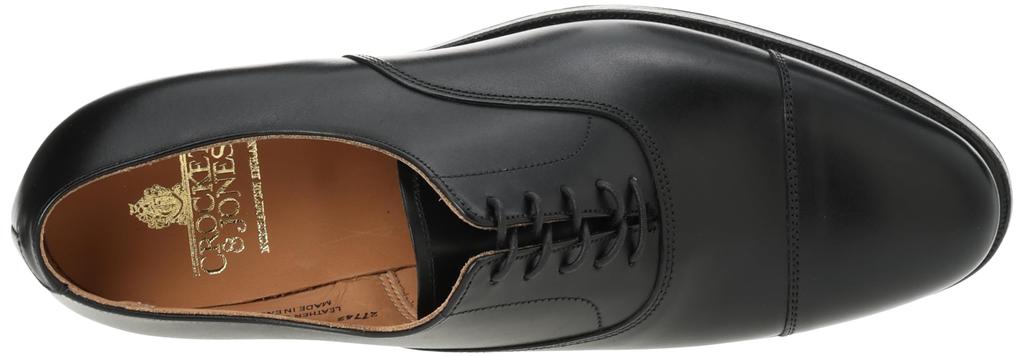 Crockett Jones Connaught Business Size Size E & Men's Shoes, 26.0 cm, Black, (27742AC01L1)