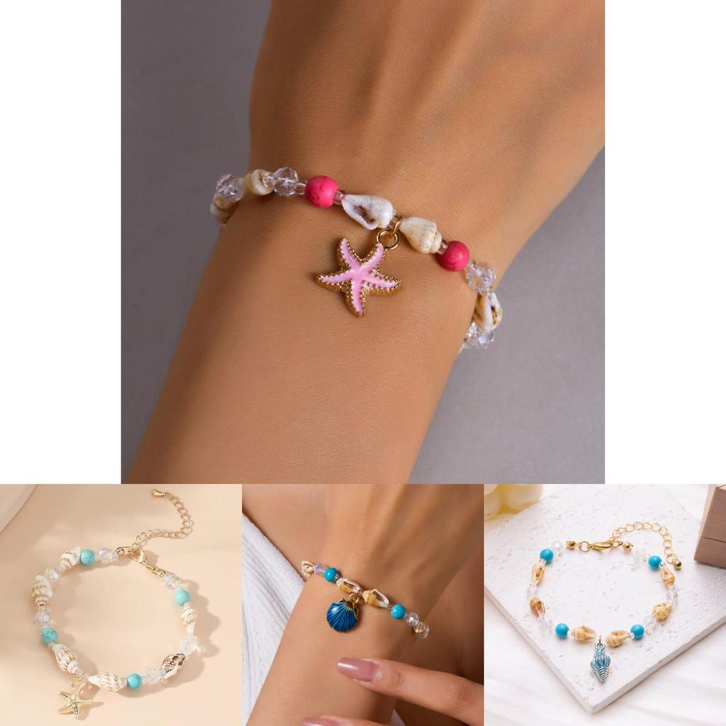 Boho Shell Hand Chain With Handcrafted Design For Beach Party Gift For Teens And Adults