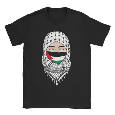 Palestina Gaza Palestijnse Vlag T-shirt Zomer T-shirts Volwassene Katoen O-Hals 4XL 5XL 6XL Top Tees Korte Mouw Geweldig T-shirt