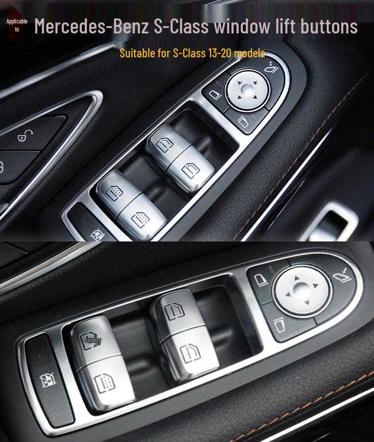 Compatible Switch Button for Mercedes-Benz Maybach S-Class W222 Window Glass Lifter (Part 2229056800)