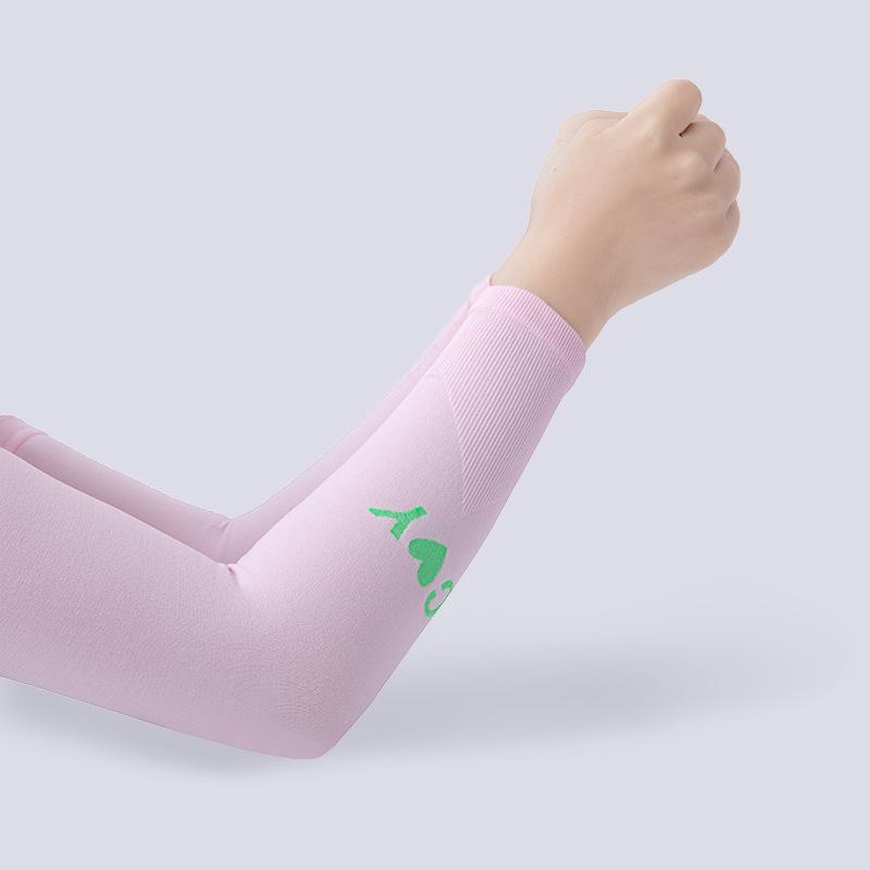 Armstulpen aus Eisseide für Sommerradfahren: Sonnenschutz & Kühlung, Einfarbig