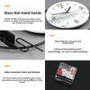 New Chinese-Style Wall Clock with Shelf for Living Room, Modern High-End Home Decor, Silent Clock, Creative Art Wall Decor