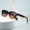 Trendy European & American Narrow Frame Retro Sunglasses - Style 35100