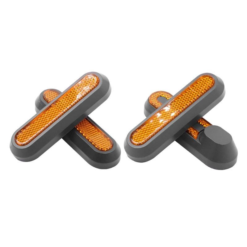 Side Cover Wheel Hubs Cap Reflective Strips Set for -M365/1s/Pro/Pro2-/Lite/G30 Max Electric Scooter