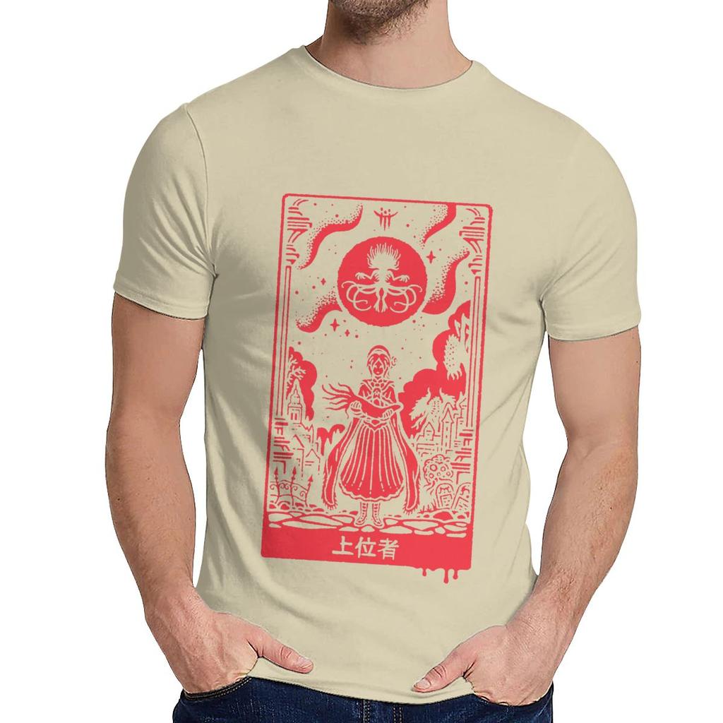 Round Neck Superior Ones Bloodborne Dark T Shirt Men 100 Cotton Top Tee