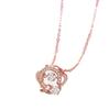 520 Necklace Female Beating Heart Female Valentine'S Day Gift Girlfriend Temperament Simple Light Luxury Same Style