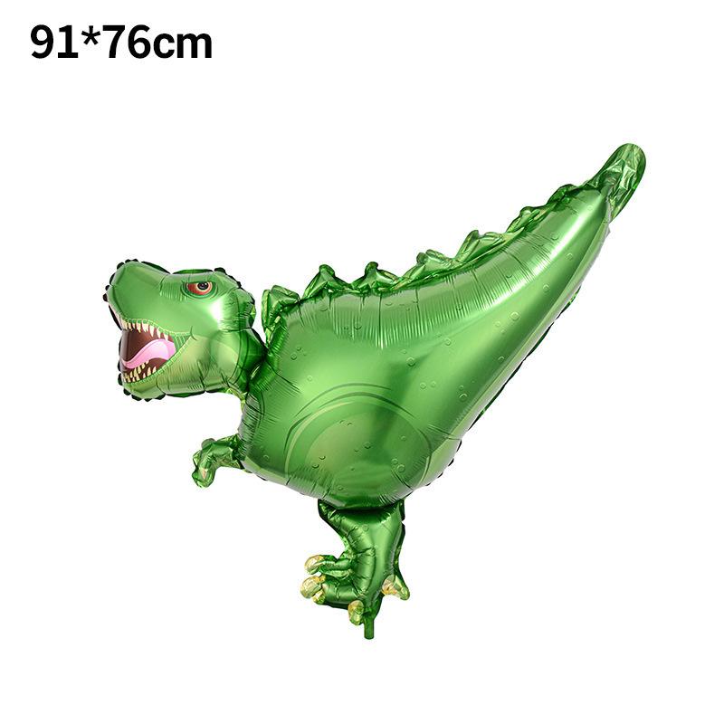 Cartoon Animal Tyrannosaurus Rex Dinosaur Balloon Children'S Cartoon Q Version Birthday Forest Theme Party Decoration