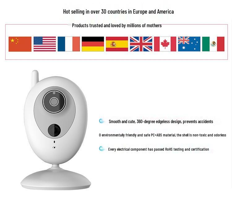 2-Inch Screen Wireless Baby Monitor