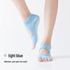 Korean Hot-Selling Open-Toe Backless Yoga Socks - Non-Slip Five-Toe Gel Dot Fitness Floor Socks