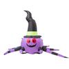 Halloween Pumpkin Inflatable Model 2.3m, Spider With Witch Hat, Halloween Decoration Inflatable Model