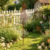 Rustic Metal Dress Lady Shape Plant Trellis Iron Art Flower Climbing Rack  Balcony Garden