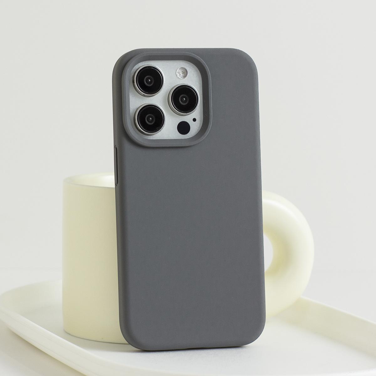 

Liquid Silicone Case For Apple iPhone 15 16 14 13 12 11 Pro Max XS XR 16 14 Plus Phone Soft Protective Cover For iPhone 16Pro Max