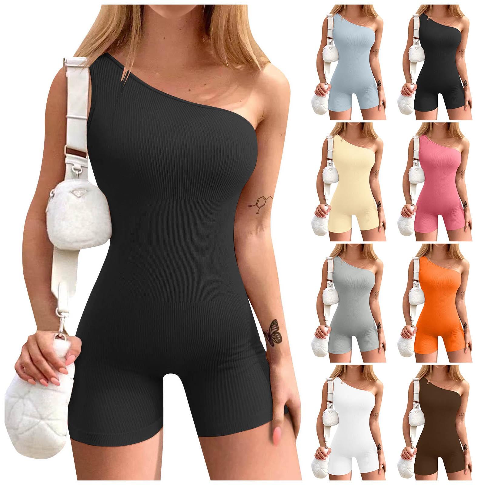 

Женские однотонные спортивные леггинсы для йоги с открытыми плечами, комбинезон