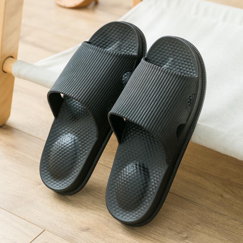 Fashion Big Size EVA Massage Slippers Men Women's Home Slippers Outdoor Beach Shoes Couples Sandals Light House Bathroom Non-slip Slides