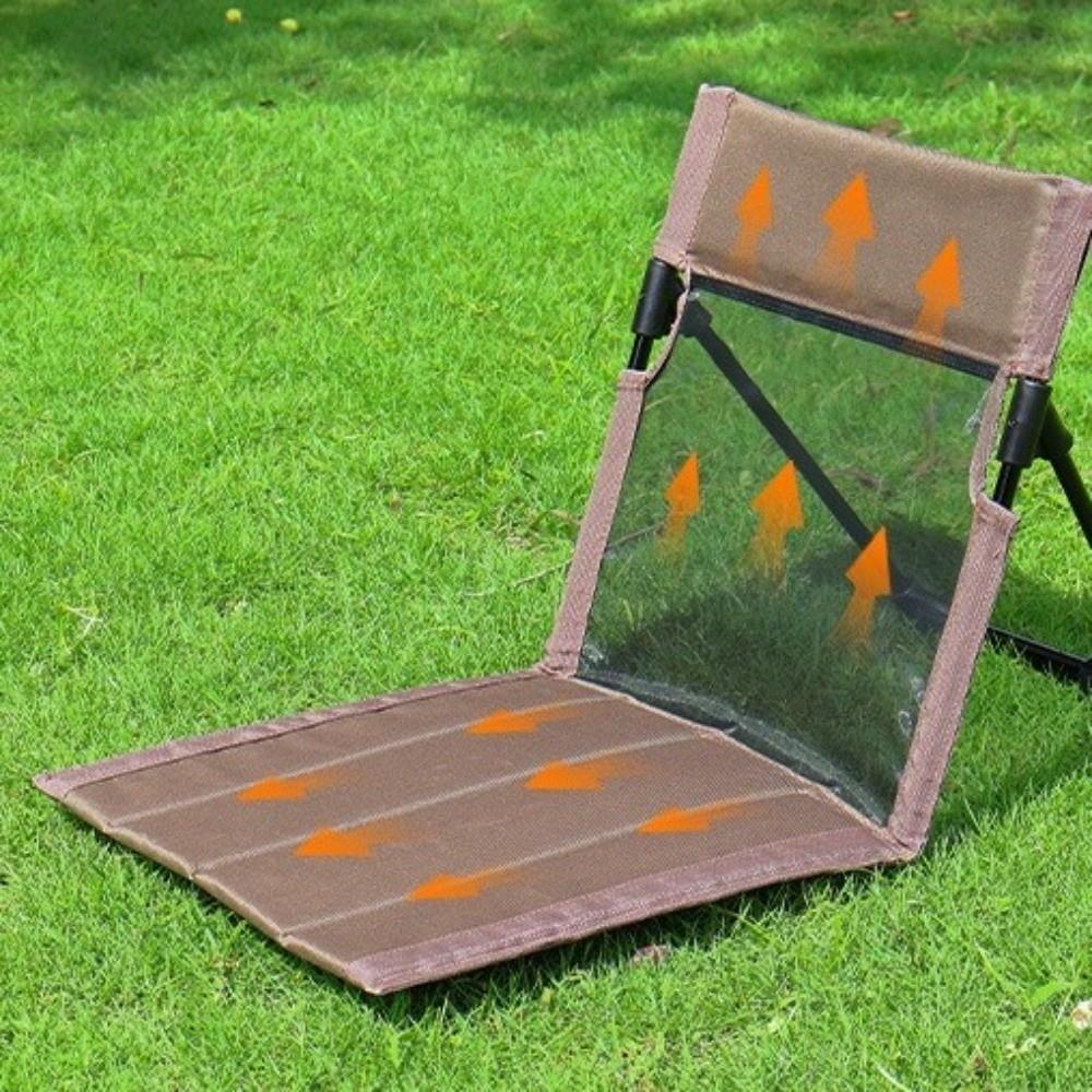 Oddychające Składane Krzesło Kempingowe Siatkowe Pojedyncze Krzesło Relaksacyjne Wygodne Krzesła Plażowe Outdoor Wędkarstwo