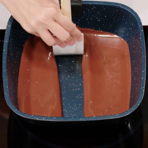 Flavor Stone Diamond Edition 6-Piece Set (Navy) Nonstick Square Frying Pan, Oven Safe