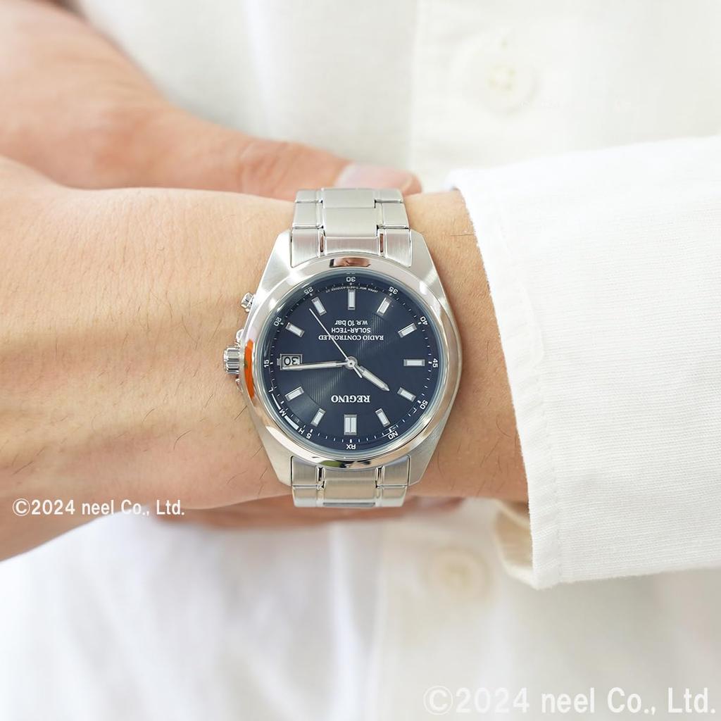 Silberne Uhr [REGUNO] [Citizen] Herren KS3-115-71