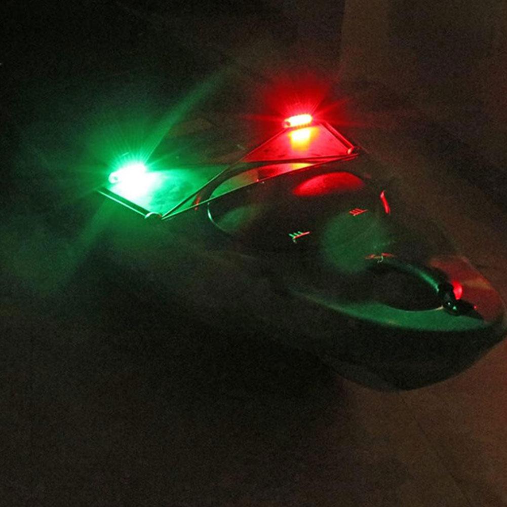 LED Boat Navigation Light 4 Modes Sailing Signal Lamp USB Charging Marine Yacht Warning Light for Canoeing Paddle Board