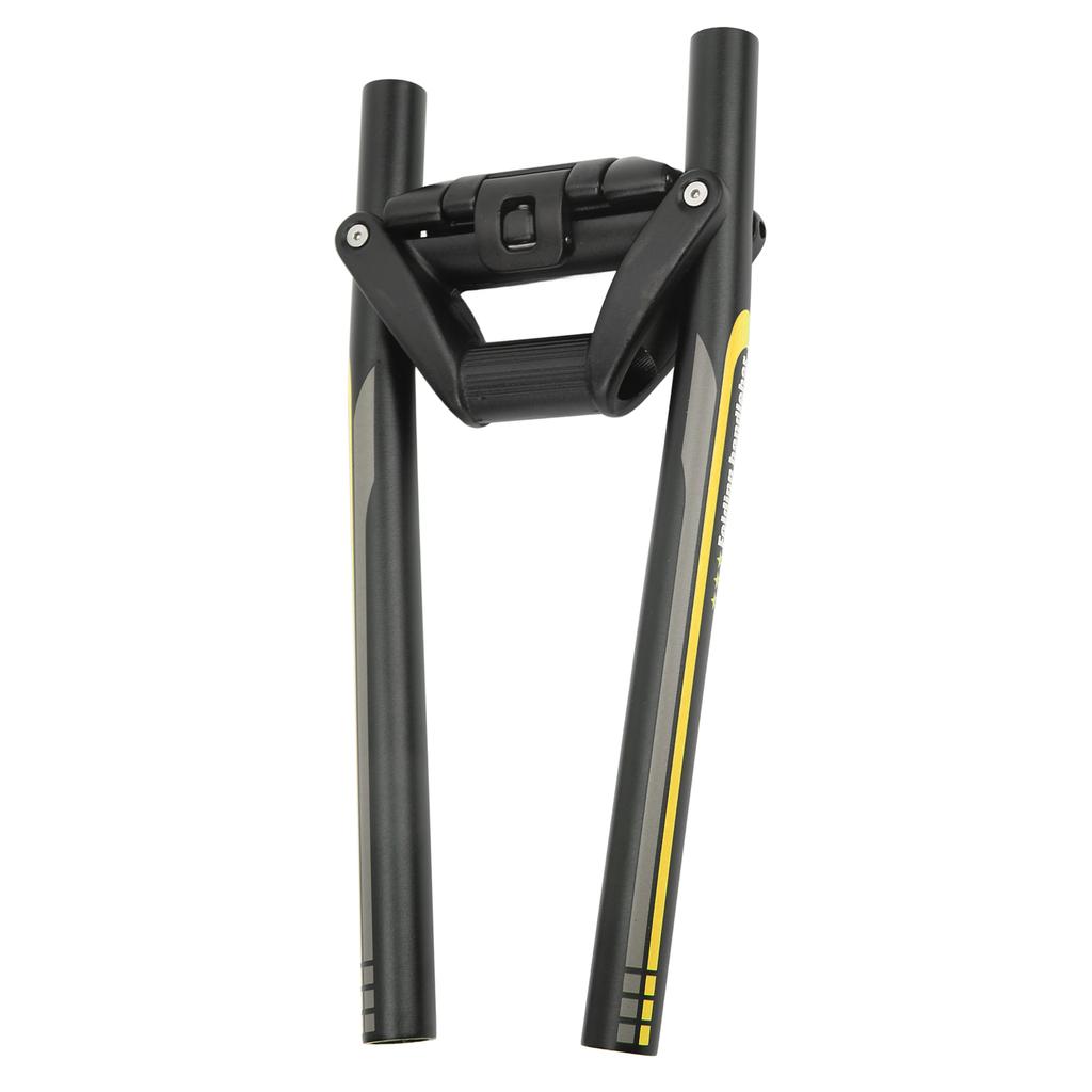 Manubrio per Bicicletta da 620mm Lega di Alluminio Manubrio Modificato Bicicletta Barra Pieghevole per Mountain Bike Nero Giallo