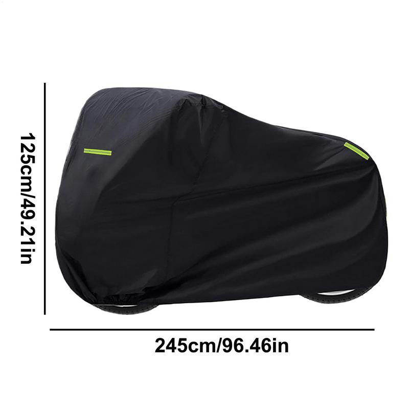 Heavy Duty Motorcycle Cover Heavy Duty Waterproof Scooter Shelter Protection Night Reflective Powersports Accessories For
