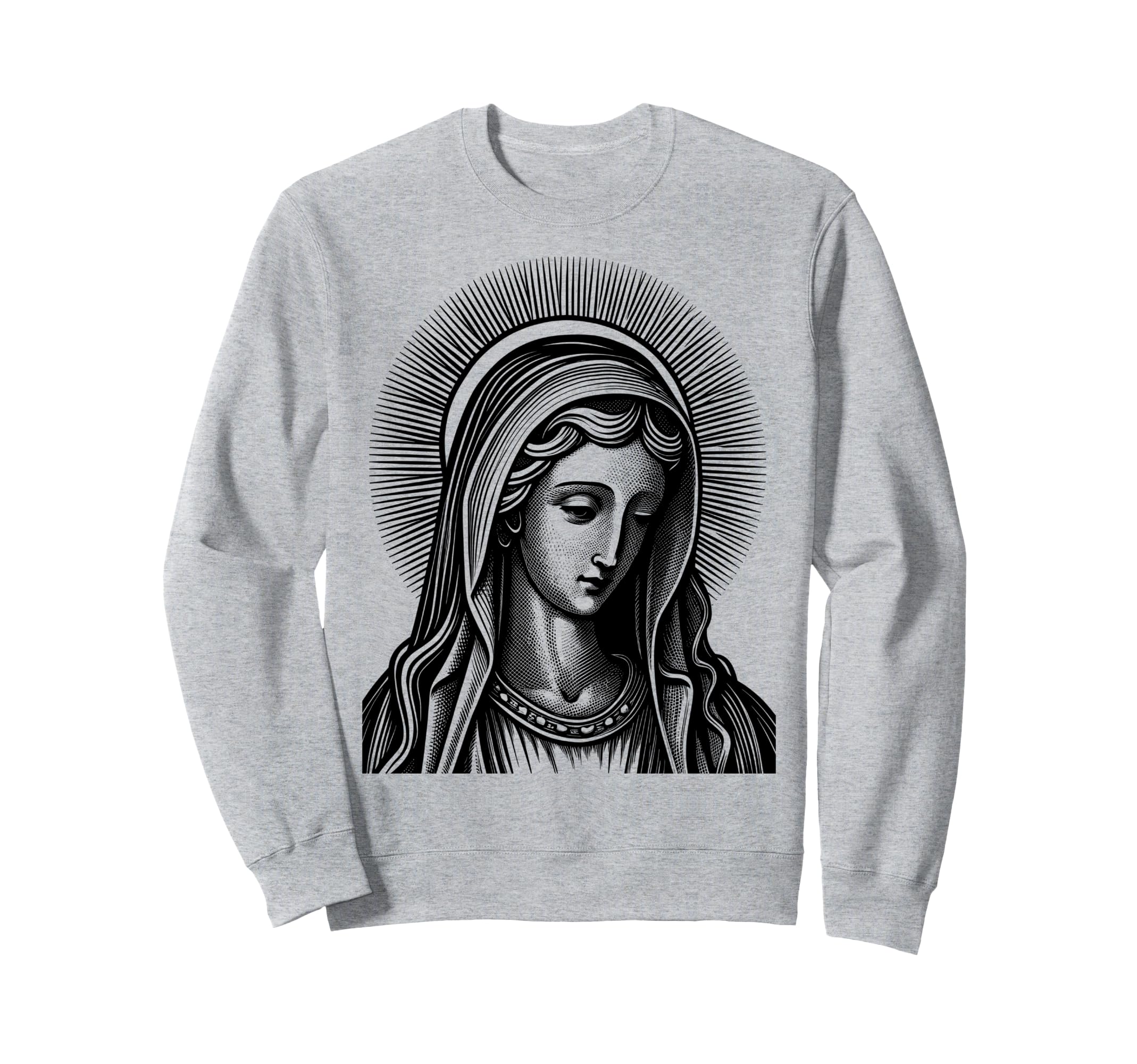 

Our Lady of Lourdes Traditional Symbol Mother Sweatshirt