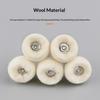 10Pcs Mini Grinding Sanding Head Abrasive Disc Felt 3Mm Shank Buffing Wheels Metal Polish Brush Drill Rotary Tool Accessories