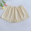 Women's Ice Silk Lace Safety Shorts - Anti-Exposure, Thin, No Curl, Loose Fit, Slimming, Perfect for Summer & Home Base Layer
