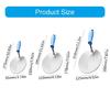 3pcs Stainless Steel Trowel Kit Suitable for Bricklaying and Plastering with Comfortable Grip Handle Wall Floor Leveling