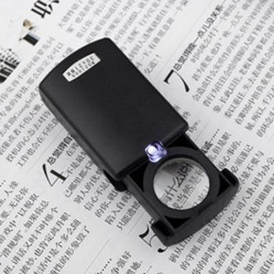 Handlupe mit LED-Licht 30X Ausziehbare Lupe für Schmuck Ausziehbare Taschenlupe Beleuchtete Lupe