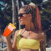 30pcs Magic Color Changing Cups with Lid and Straw