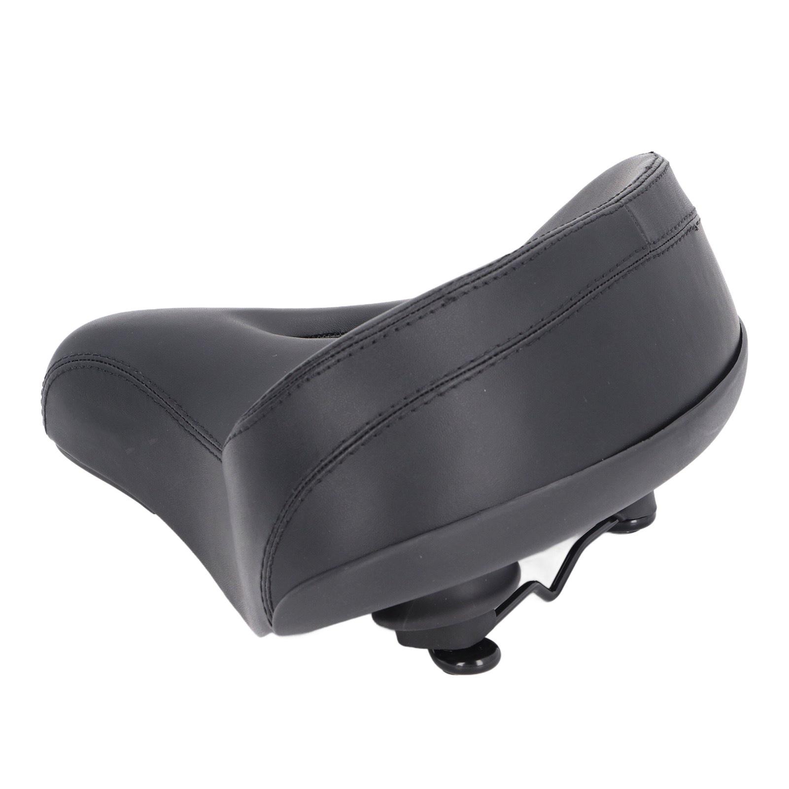 Comfortable Bike Seat for Women Men PVC Leather Shock Absorbing Foam Padded Bike Saddle Cushion Replacement for Mountain Road Bike
