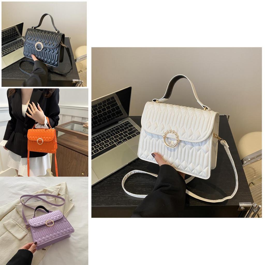 Chic Street Style 2024 Latest Spring Casual Crossbody Handbag Single Shoulder Small Square Bag