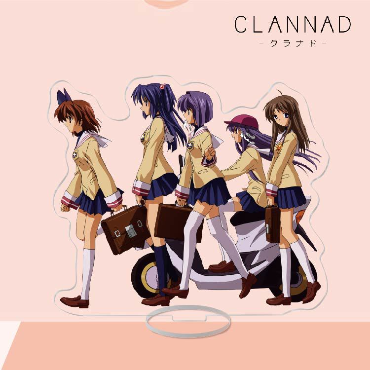 Anime Peripheral Acrylic Standing Sign Tuanzi Big Family Clannad Ancient River Zhu Ornaments