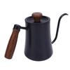 Hand Brew Coffee Kettle 600ML 304 Stainless Steel Narrow   Spout Coffee Pot with Scale Insulated Handle for Home Camping