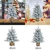 Mini Christmas Tree Artificial Christmas Tree Desktop Xmas Tree Snowy Tree for
