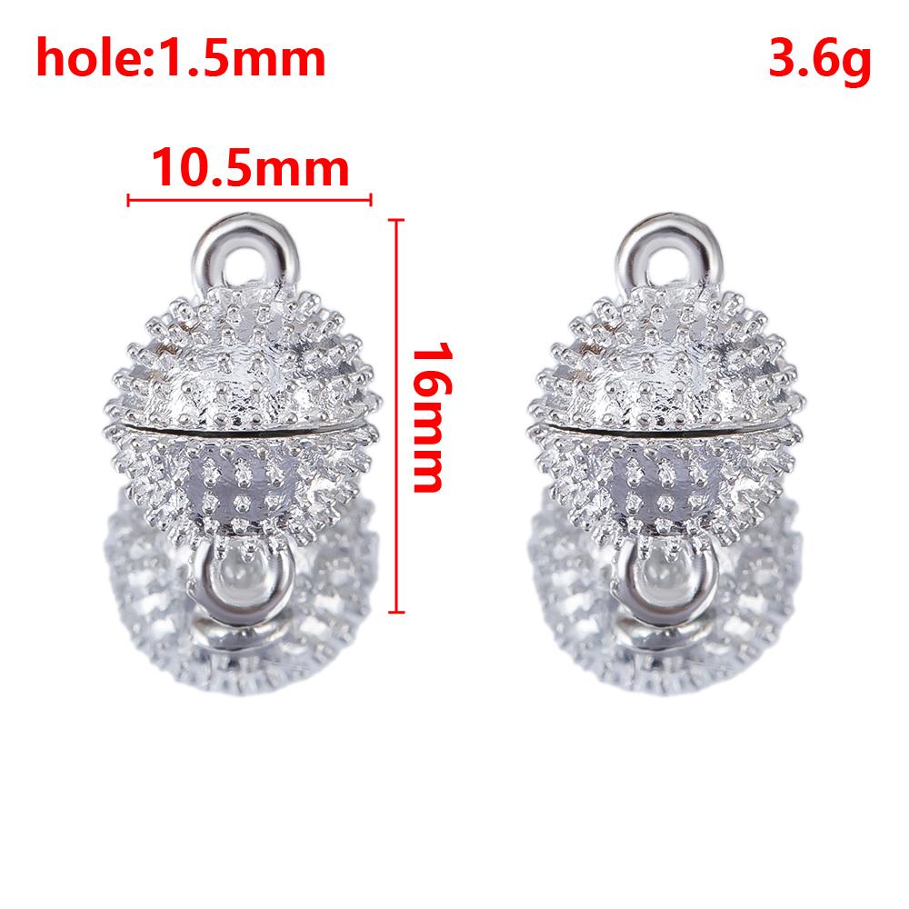 1 Set 2 Sets Verriegelbare Starke Magnetische Verschlüsse Magnetische Endverschluss Verbinder Schmuckherstellung DIY Armband Halskettenverlängerung Zubehör