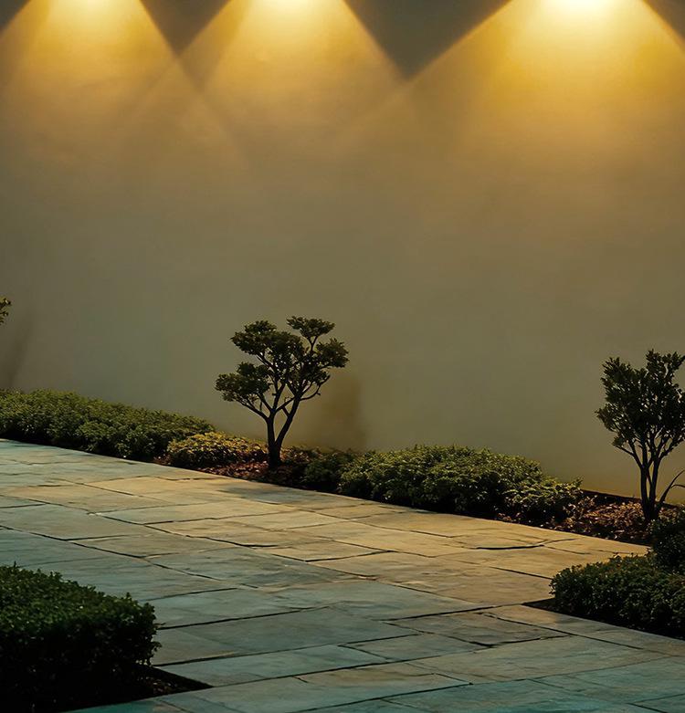 Enhanced Solar LED Wall Lamp for Outdoor Courtyard, Fence, and Villa Landscape Lighting