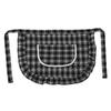 Apron Square Check Half Waist Apron Cotton Material Stain Resistant Breathable Home Cooking Work Clothes Kitchen Accessories