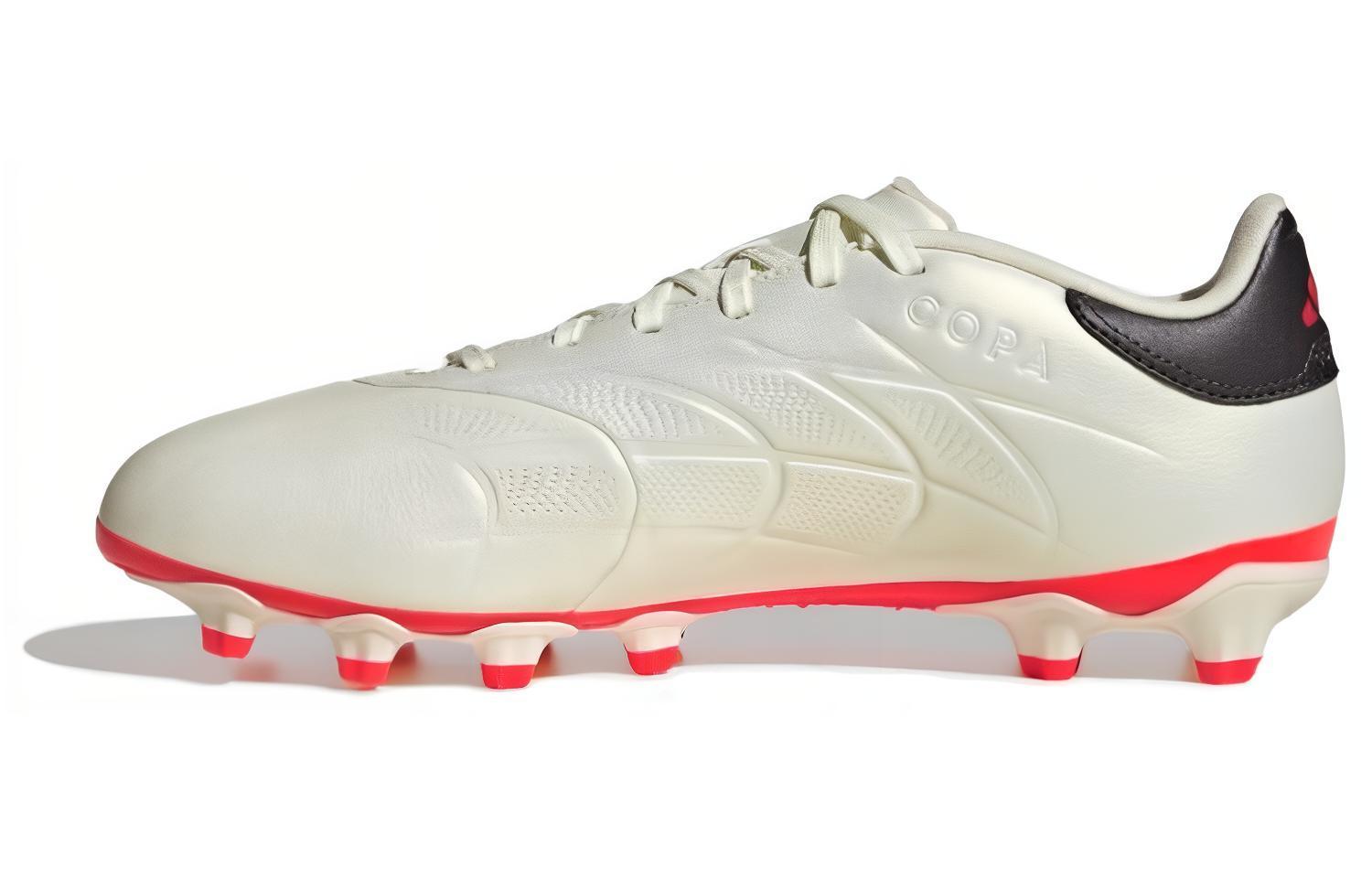 Adidas COPA PURE 2 Artificial Turf Slip Resistant And Breathable Soccer Shoes Unisex White Red IE7515 40.5
