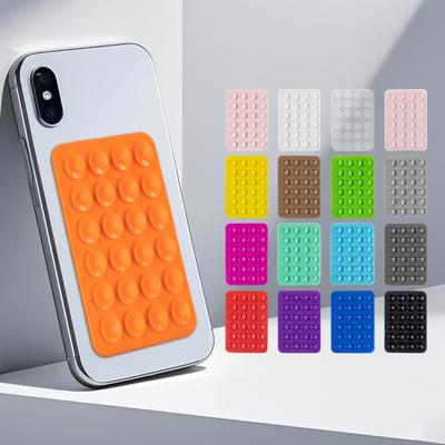 Portable Silicone Adhesive Phone Holder with Antislip Suction Cup OPP Bag Package for Cell Phones