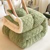 Soft Super Thick Winter Warm Blanket Artificial Lamb Cashmere Weighted Blankets for Beds Cozy Thicker Warmth Quilt Comforter