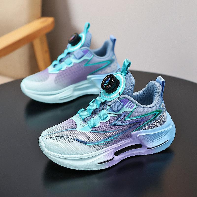 Boys' sports shoes 2025 new spring and summer children's running basketball shoes medium and large children and girls lightweight soft-soled shoes
