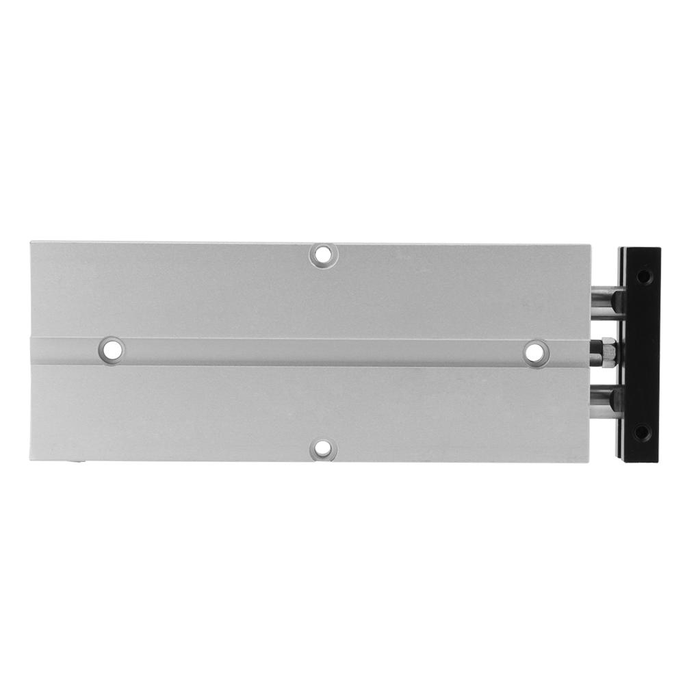 1 Stück 20mm Bohrung 100mm Hub Doppelstange Doppeltwirkend Aluminiumlegierung Pneumatikzylinder