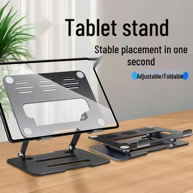 Ollymurs Adjustable Folding Metal Laptop/Tablet Stand
