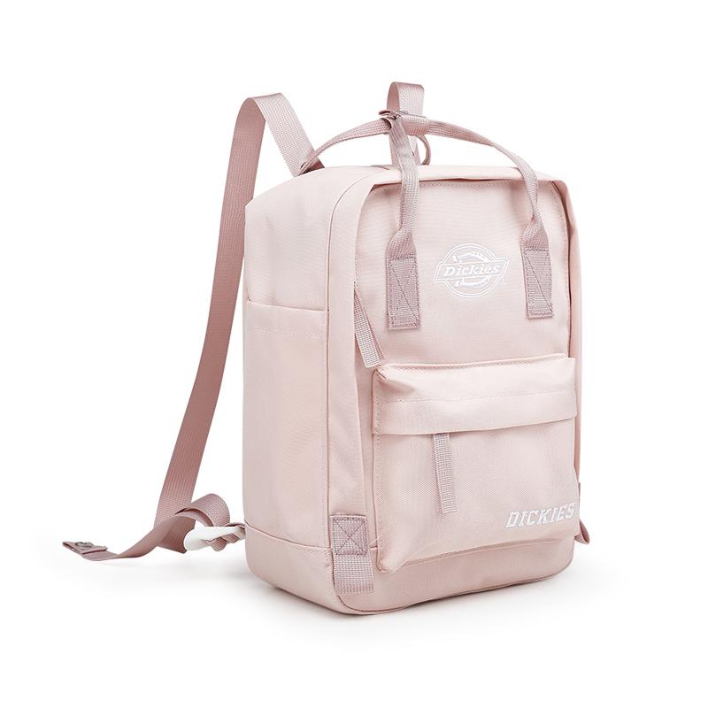 Dickies Minimalist Embroidered Logo Polyester Student Backpack Women Backpack Light-Green Purple Washed-Blue DK-B009