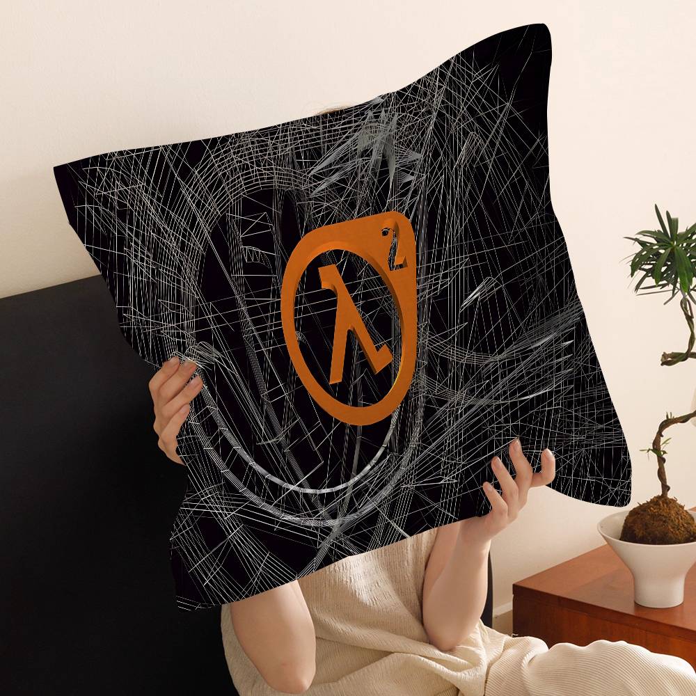 Spiel Half Life Kissenbezug Polyester Sofakissen Dekorative Wurfkissen Heimdekoration Kissenhülle